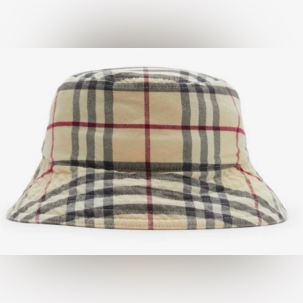 Burberry Beige Vintage Check Bucket Hat - Picture 4 of 11